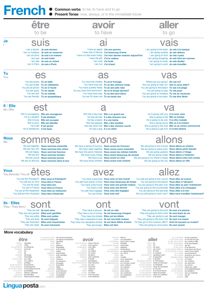 basic er verbs french worksheet pdf